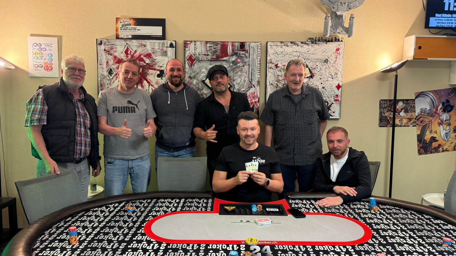 Pokerturnier-Bericht 24Poker – 102 Entries, 7-way Deal und ganz viel „Pechspiel“